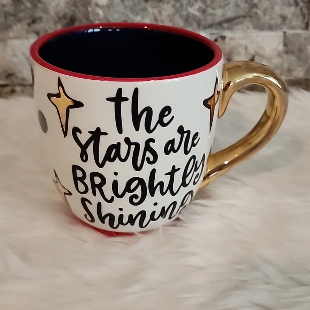 Glory Haus Oh Holy Night Mug with Gold Handle